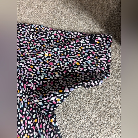 Bad Birdie Polo Shirt Performance Golf Polo Shirt Geometric Black Stretch Mens L - Picture 6 of 8